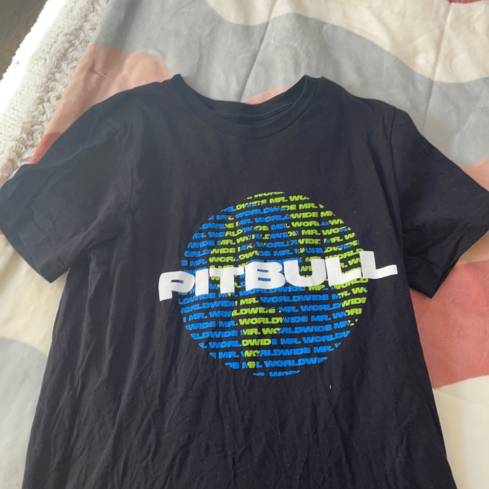 Mr. Worldwide tour short sleeve shirt